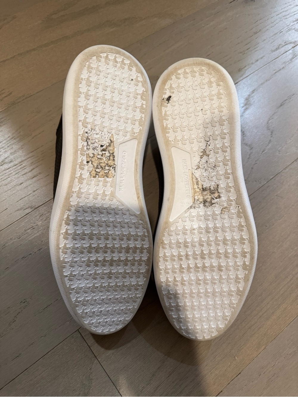 Karl Lagerfeld Men's Black Slip-On Sneakers - Picture 3 of 4